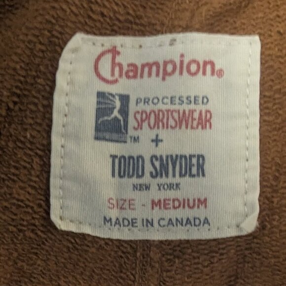 Todd Synder X Champion Sweatpants Medium Made in Canada - Picture 1 of 4